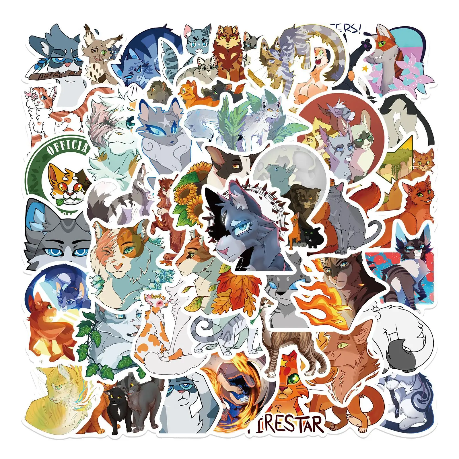 10/30/52PCS Cartoon Warriors Cats Stickers For Kids Toys Gift DIY Notebook Phone Suitcase Fridge Cool Sticker Decals Wholesale
10/30/52PCS Cartoon Warriors Cats Stickers For Kids Toys Gift DIY Notebook Phone Suitcase Fridge Cool Sticker Decals Wholesale