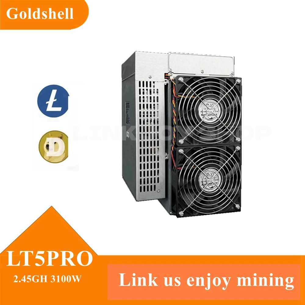 Goldshell Lt5 Pro Ltc Dogecoin машина Asic Miner 2455MH/S с блоком питания в комплекте
Goldshell Lt5 Pro Ltc Dogecoin машина Asic Miner 2455MH/S с блоком питания в комплекте
