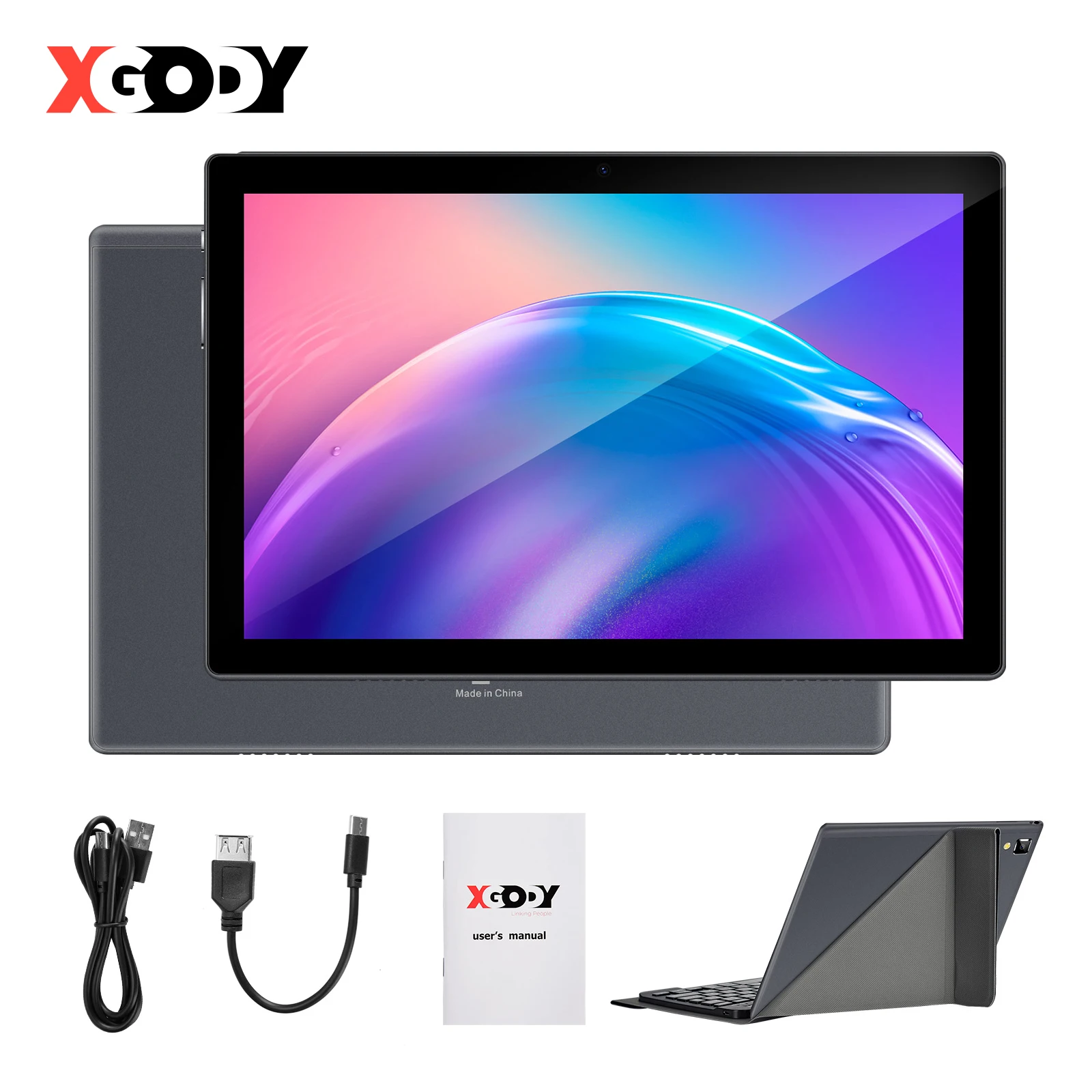 XGODY 10.1 Inch Tablet PC Android 11 4GB 64GB Octa Core 1920x1200 IPS Screen Dual Band WiFi 8MP Bluetooth Type-C Cheap Tablets
XGODY 10.1 Inch Tablet PC Android 11 4GB 64GB Octa Core 1920x1200 IPS Screen Dual Band WiFi 8MP Bluetooth Type-C Cheap Tablets