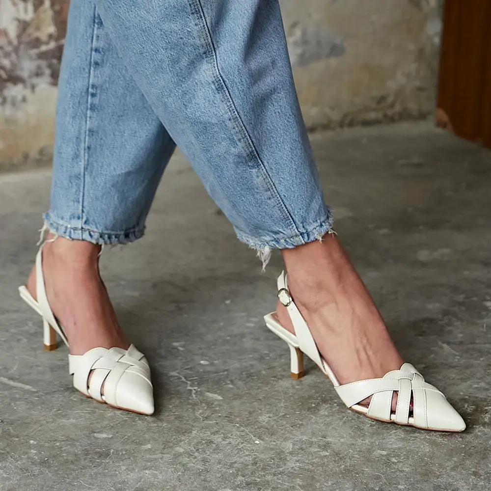 Poseo Inner Outer Genuine Leather Thin Short Heel Thin Strip Knitted Detailed Sandals Poshnmore Ecru Brown Black Shoes
Poseo Inner Outer Genuine Leather Thin Short Heel Thin Strip Knitted Detailed Sandals Poshnmore Ecru Brown Black Shoes