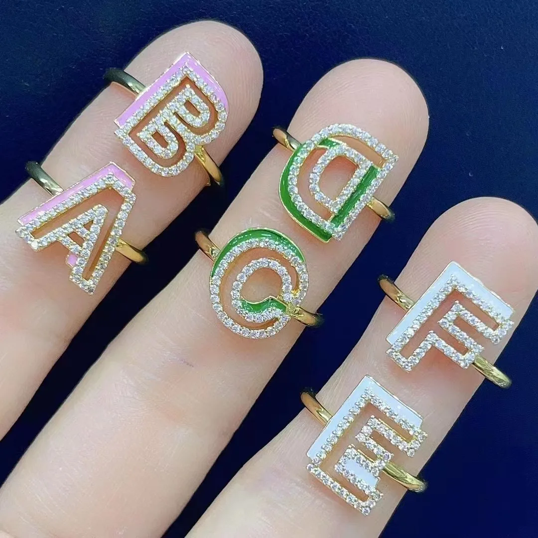 Zciti Custom Letter Ring Color ful Personalized Enamel A-Z Initial Hollow 3D Rings Adjustable For Girls Jewelry Gift
Zciti Custom Letter Ring Color ful Personalized Enamel A-Z Initial Hollow 3D Rings Adjustable For Girls Jewelry Gift