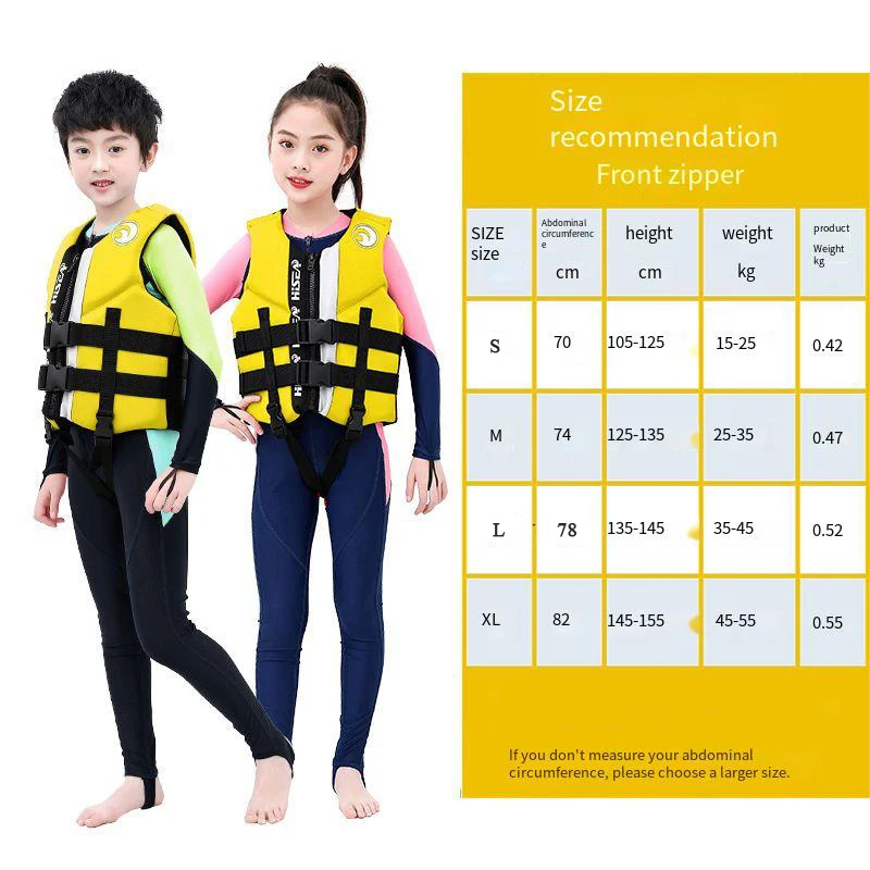 

Life Jacket for Children Water Sport Buoyancy Jacket Life Vest Lifeguard Swimming Boating Skiing Driving Vest Drifting Fishing