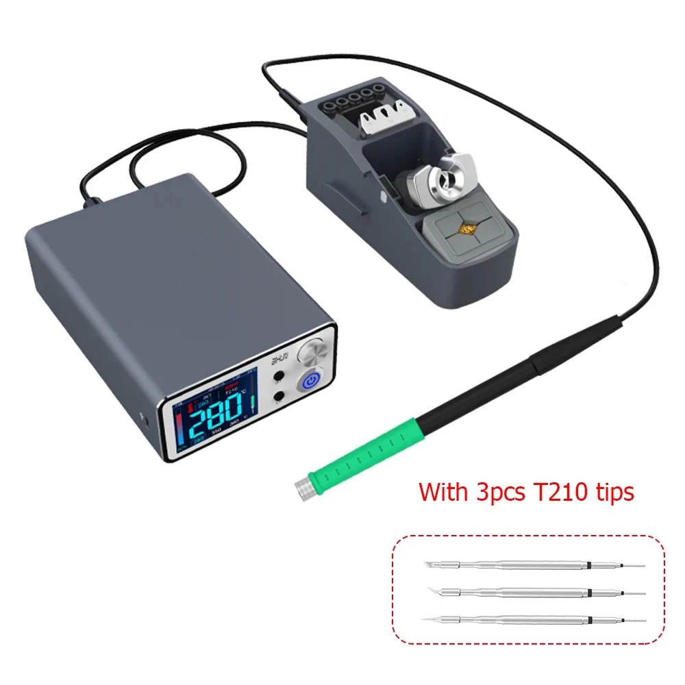 

JCID AIXUN T3B Smart Soldering Station With T115/T210 Handle Welding Iron Tips Electric PCB Board SMD BGA Repair Platform