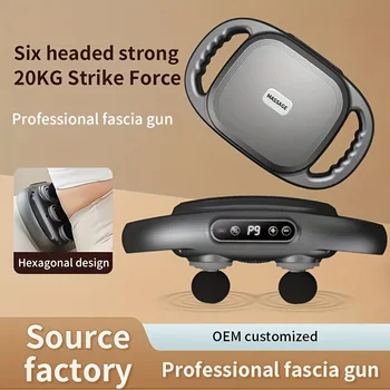 Six Heads Fascia Gun Muscle Massager