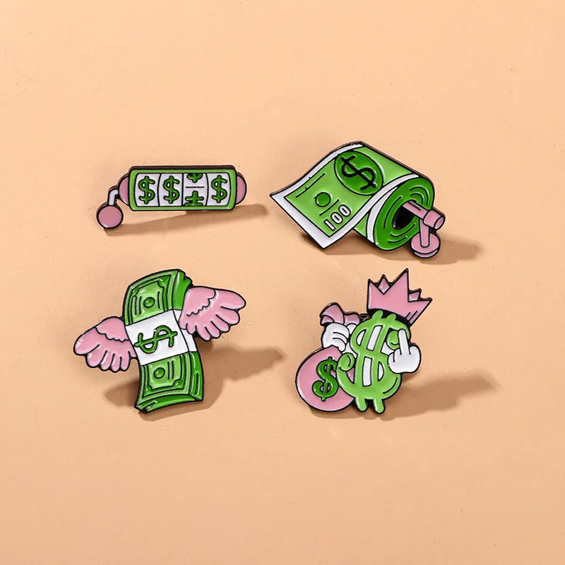 Cartoon Creative US Dollar Shape Enamel Brooch Backpack Clothing Decoration Cute Quirky Design Alloy Lapel Pin Badge Accessories
Cartoon Creative US Dollar Shape Enamel Brooch Backpack Clothing Decoration Cute Quirky Design Alloy Lapel Pin Badge Accessories