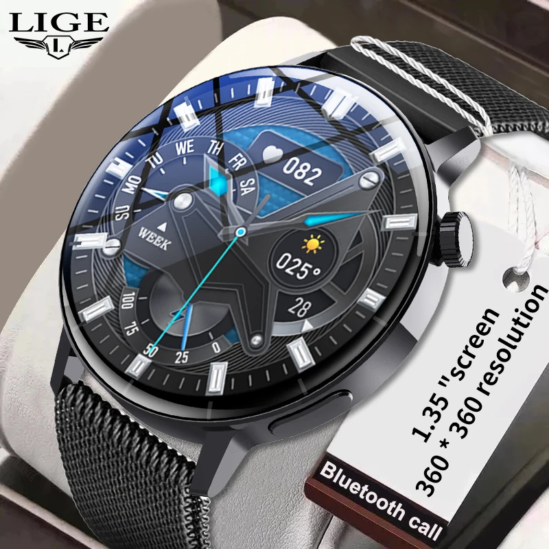 LIGE Smart Watch 2022 Men Wireless Charging Smartwatch Bluetooth Call Man Watches Women Body Temperature Monitor Bracelet
LIGE Smart Watch 2022 Men Wireless Charging Smartwatch Bluetooth Call Man Watches Women Body Temperature Monitor Bracelet