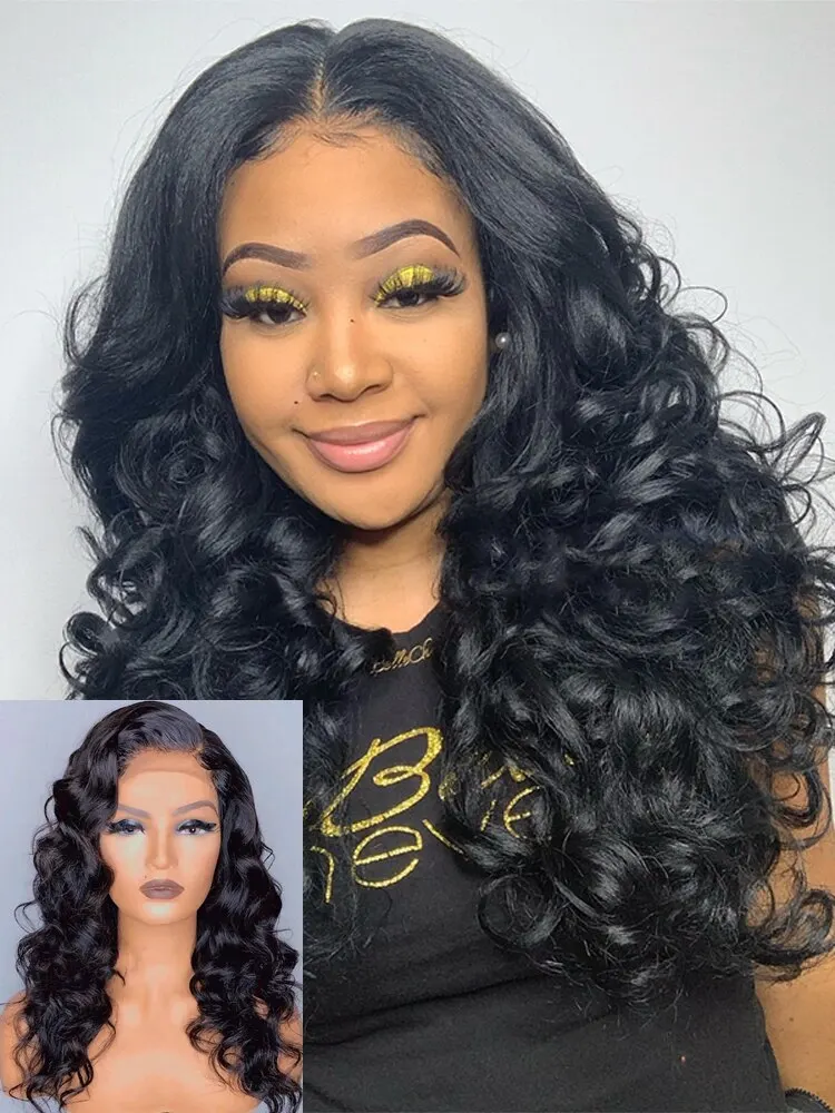 Loose Wave 30inch Natural Color Transparent Synthetic 13X4 Lace Front Wigs For Black Women Heat Resistant Drag Queen Daily Party
Loose Wave 30inch Natural Color Transparent Synthetic 13X4 Lace Front Wigs For Black Women Heat Resistant Drag Queen Daily Party