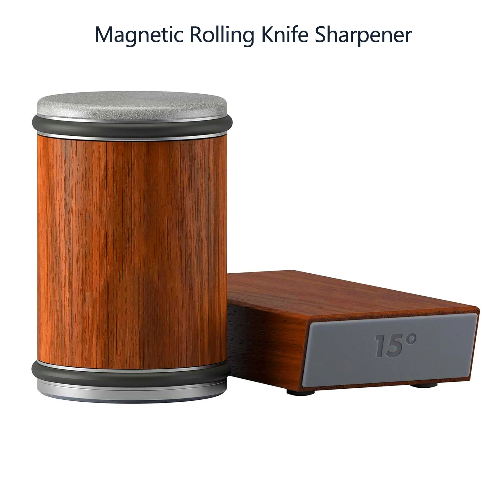 Вращающаяся точилка для ножей, магнитный держатель для ножей, Алмазный точильный камень в комплекте с роликовой шлифовальной машинкой на 15/20 градусов, кухонные аксессуары 
Вращающаяся точилка для ножей, магнитный держатель для ножей, Алмазный точильный камень в комплекте с роликовой шлифовальной машинкой на 15/20 градусов, кухонные аксессуары