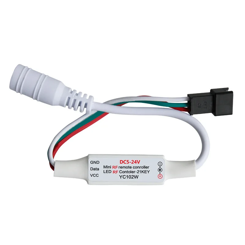 WS2811 WS2812B DC5-12V 21keys Wireless RF Led RGB ControllerDigital Color LED Light Pixel Strip module
WS2811 WS2812B DC5-12V 21keys Wireless RF Led RGB ControllerDigital Color LED Light Pixel Strip module