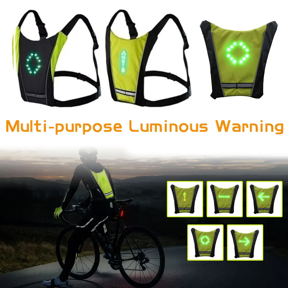 New LED Wireless Cycling Vest 20L MTB Bike Bag Safety LED Turn Signal Light Vest Bicycle Reflective Warning Vests With Remo 1 Mallzona A7e840dcbd7b7479caa6ace4036fbae28g New LED Wireless Cycling Vest 20L MTB Bike Bag Safety LED Turn Signal Light Vest Bicycle Reflective Warning Vests With Remo Mallzona