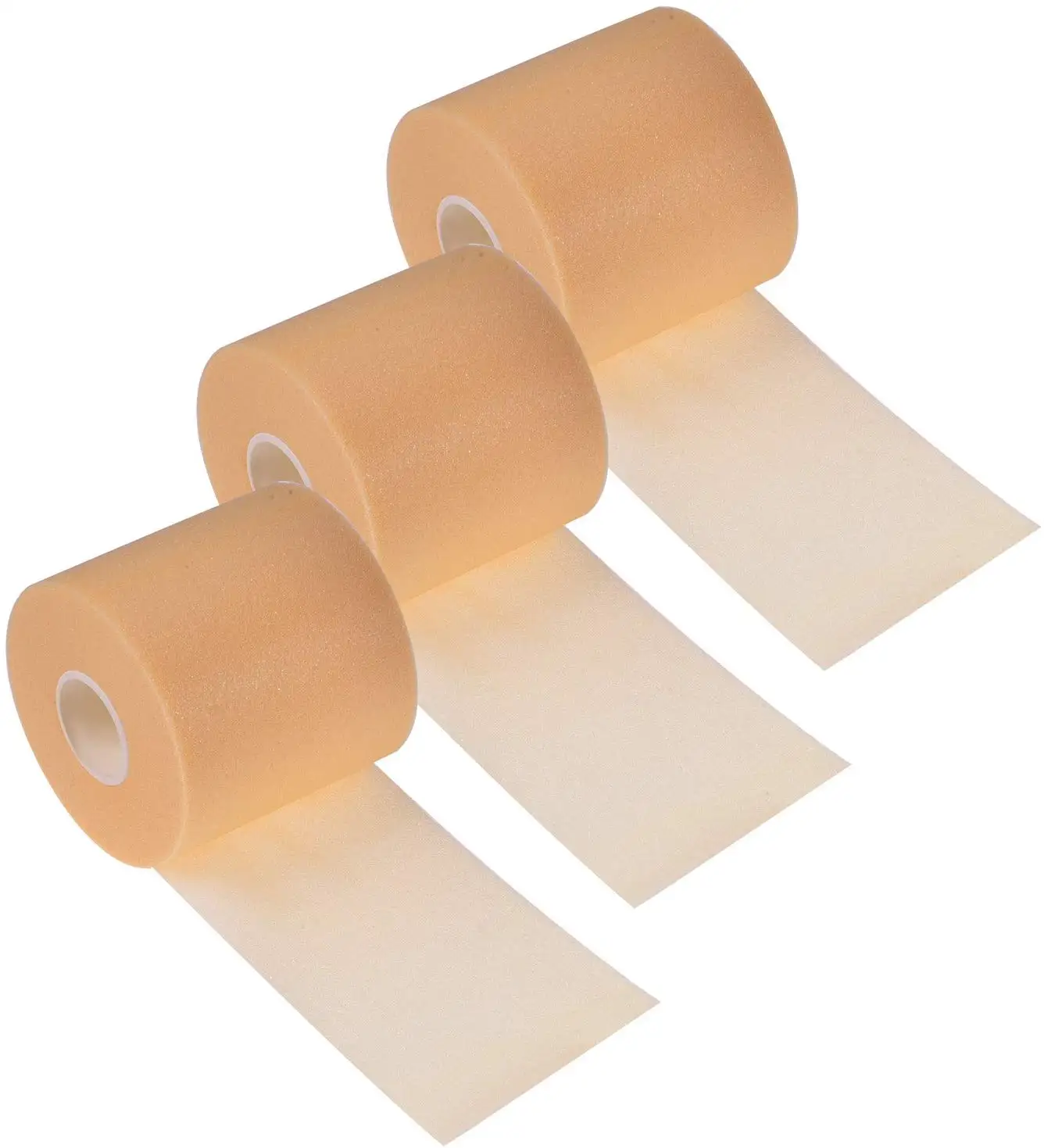 

3 Rolls Foam Underwrap Tape Sports Pre-wrap Elastic Athletic Bandage for Wrists Elbows Knees Ankles