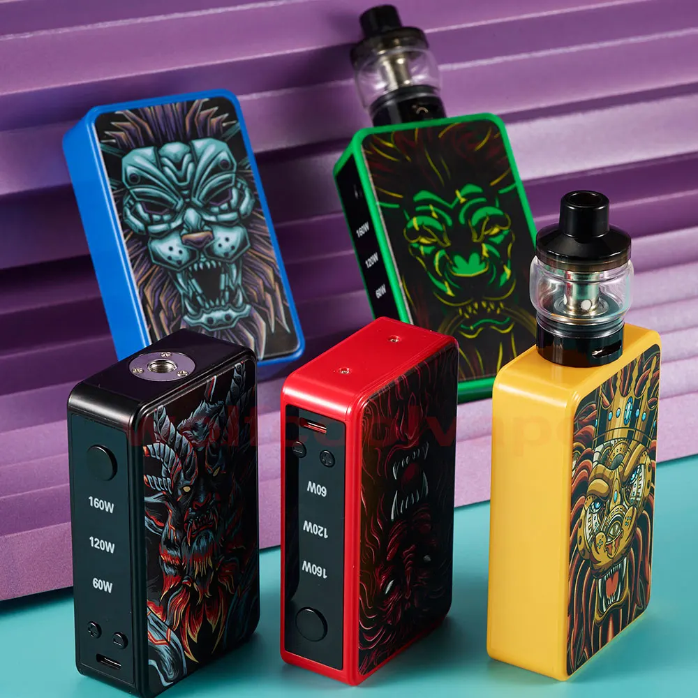 160W Electronic Cigarettes Box Mod Kit 60W/120W/160W Power Adjustable 2200mah Battery 3.5ml Atomizer Vaporizer Vape
160W Electronic Cigarettes Box Mod Kit 60W/120W/160W Power Adjustable 2200mah Battery 3.5ml Atomizer Vaporizer Vape