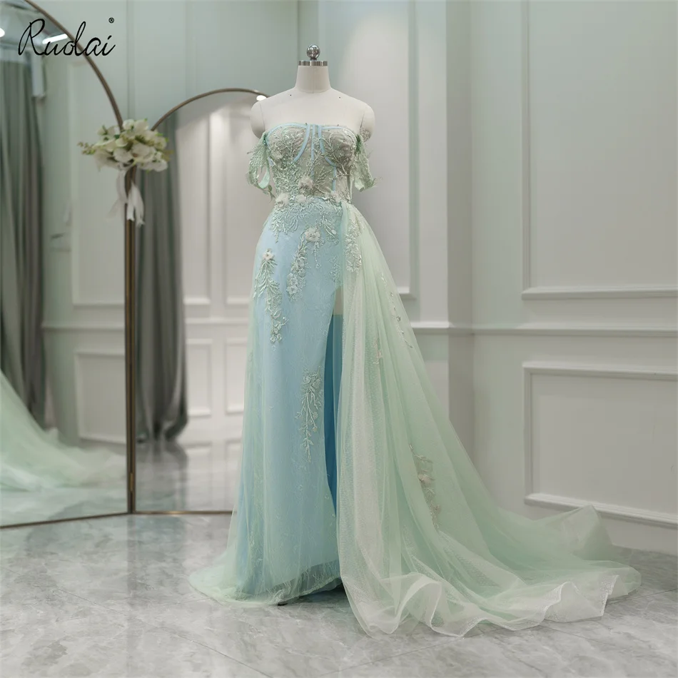 Ruolai Simple Sweetheart Sheath Evening Dress Appliqued Lace with Side Skirt Off-the-shoulder Party Gowns for Women LWC6719
Ruolai Simple Sweetheart Sheath Evening Dress Appliqued Lace with Side Skirt Off-the-shoulder Party Gowns for Women LWC6719