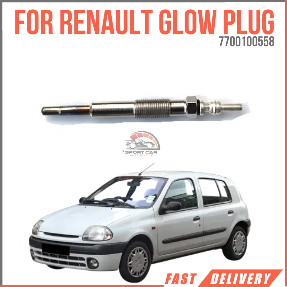 

For Renault Clio - Megane 1.9D F8Q Glow Plug After 1998 7700100558 super quality high satisfaction happy price fast delive