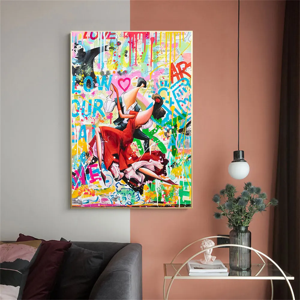 Abstract Couple Dancing Posters Prints Graffiti Pop Street Wall Art Canvas Painting Pictures For Living Room Home Decoration
Abstract Couple Dancing Posters Prints Graffiti Pop Street Wall Art Canvas Painting Pictures For Living Room Home Decoration