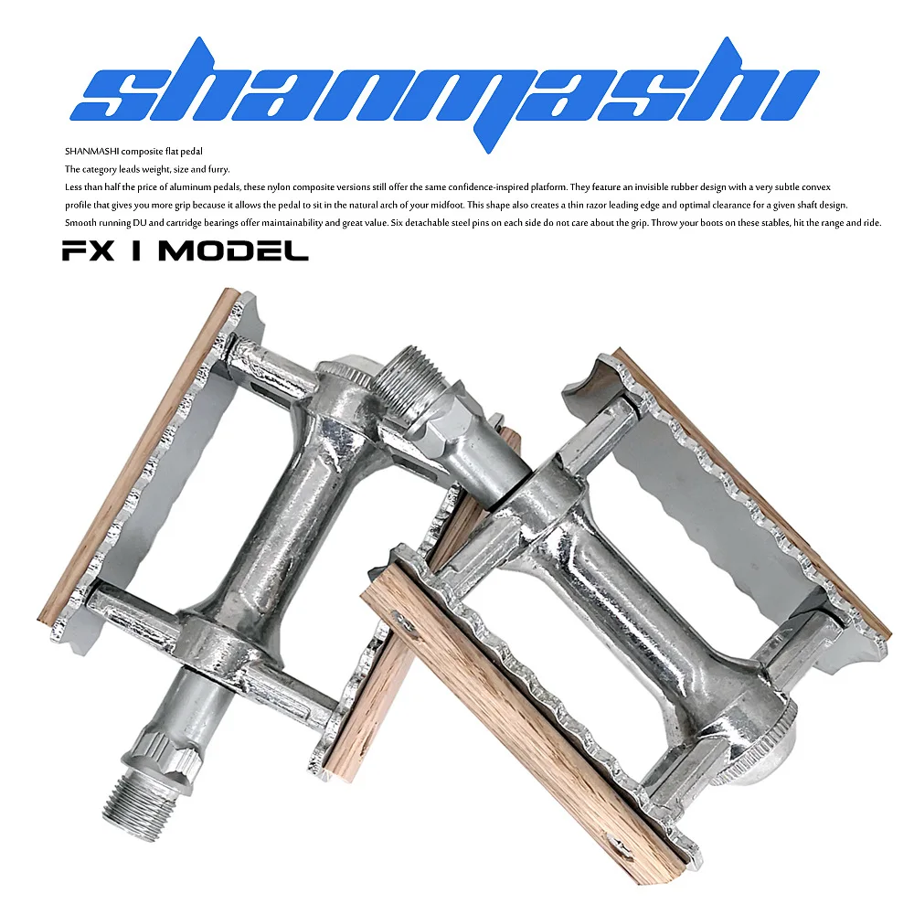 SHANMASHI Retro Bearings Bicycle Pedals Ultralight Anti-slip CNC BMX MTB Road Bike Pedal Cycling Sealed Bearing Bike Pedals
SHANMASHI Retro Bearings Bicycle Pedals Ultralight Anti-slip CNC BMX MTB Road Bike Pedal Cycling Sealed Bearing Bike Pedals