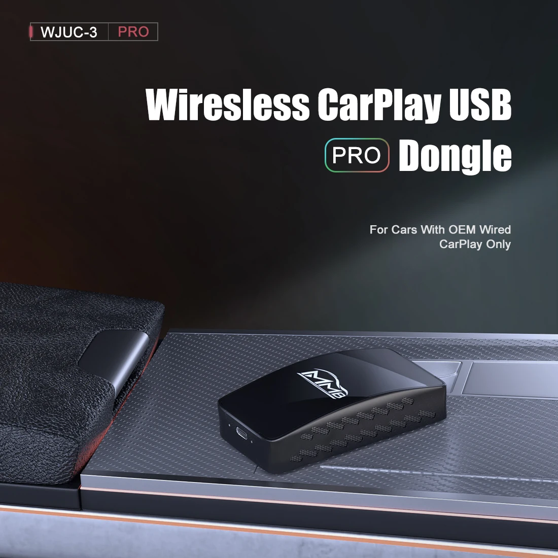 MMB Wireless Carplay Adapter Android 11 RK3318 OEM Wired To Wireless Carplay Android Auto Mirroring USB Dongle Plug And Play Box
MMB Wireless Carplay Adapter Android 11 RK3318 OEM Wired To Wireless Carplay Android Auto Mirroring USB Dongle Plug And Play Box