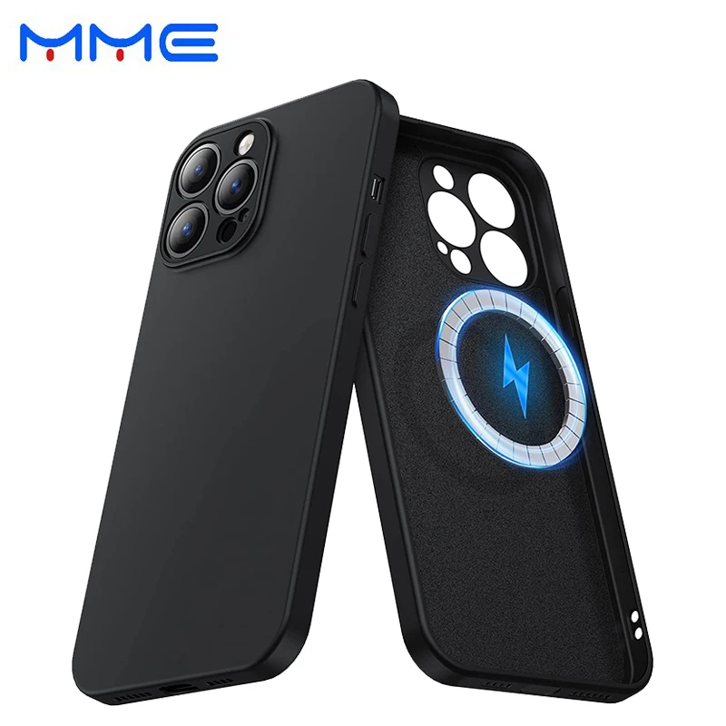 Luxury Original Silicone For IPhone 13 Pro Max Case Magnetic Magsafe Cover With Soft Microfiber Lining For Apple 13 Pro Max Case
Luxury Original Silicone For IPhone 13 Pro Max Case Magnetic Magsafe Cover With Soft Microfiber Lining For Apple 13 Pro Max Case