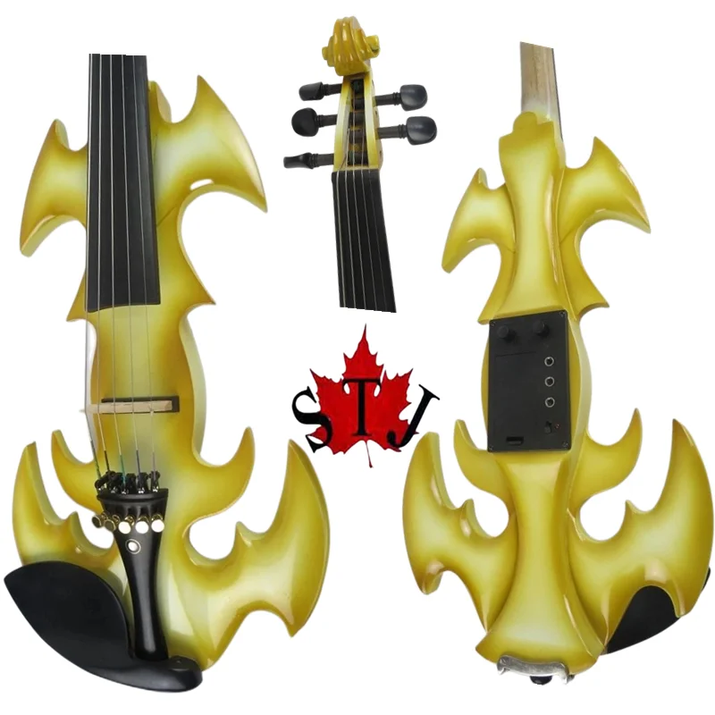 

SONG Brand Crazy-1 yellow color solid wood 5 strings 4/4 electric violin
