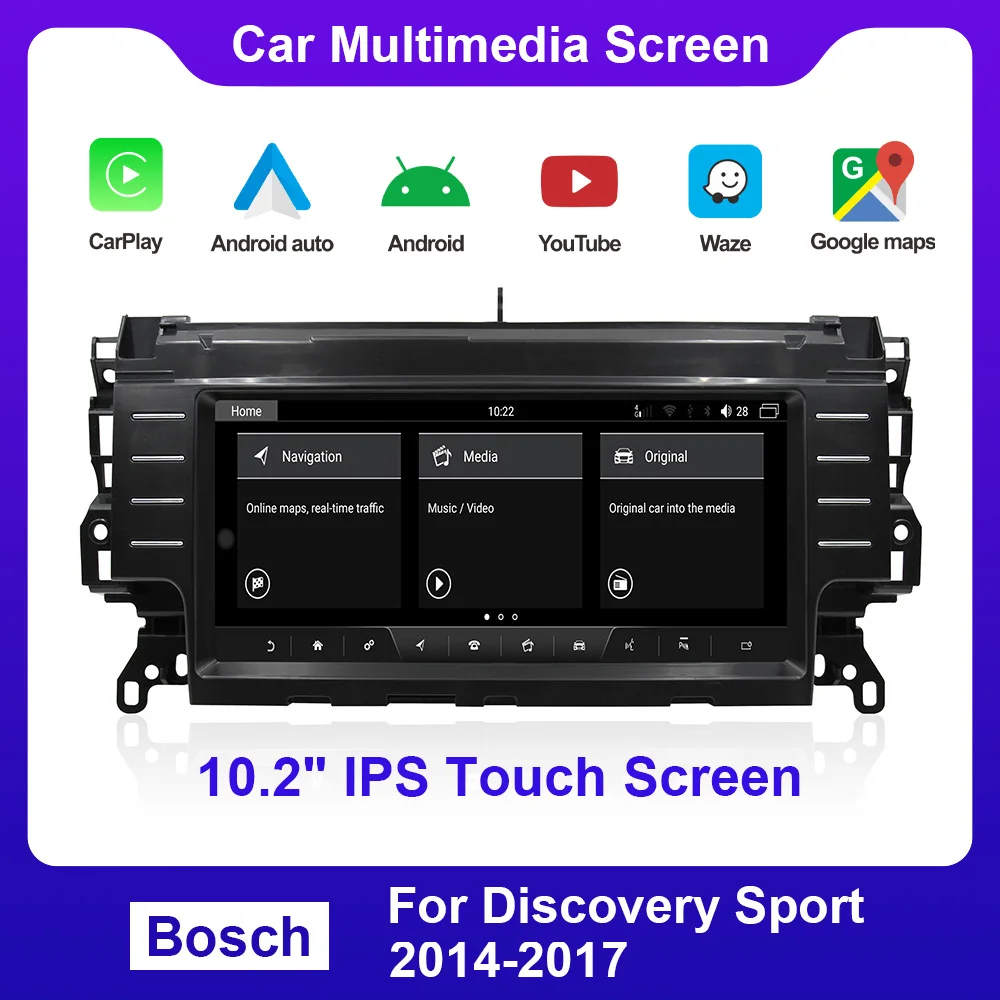 Android11.0Multimedia Player Car Radios Monitor Carplay Bluetooth Navigation GPS For Land Rover Discovery Bosch
Android11.0Multimedia Player Car Radios Monitor Carplay Bluetooth Navigation GPS For Land Rover Discovery Bosch