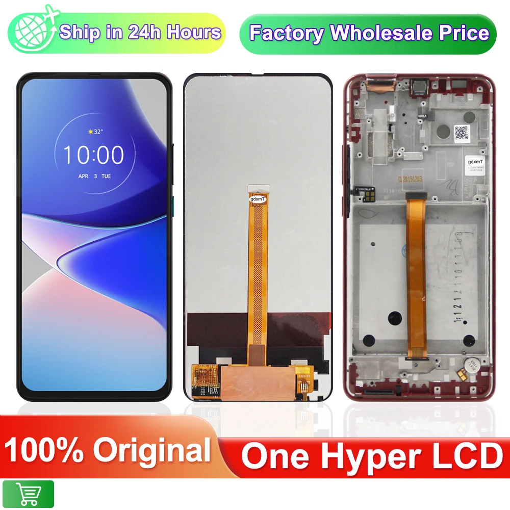 Оригинальный ЖК-дисплей 6,5 дюйма для Motorola Moto One Hyper, с рамкой в сборе для Moto One Hyper XT2027, Стандартный сенсорный ЖК-экран
Оригинальный ЖК-дисплей 6,5 дюйма для Motorola Moto One Hyper, с рамкой в сборе для Moto One Hyper XT2027, Стандартный сенсорный ЖК-экран