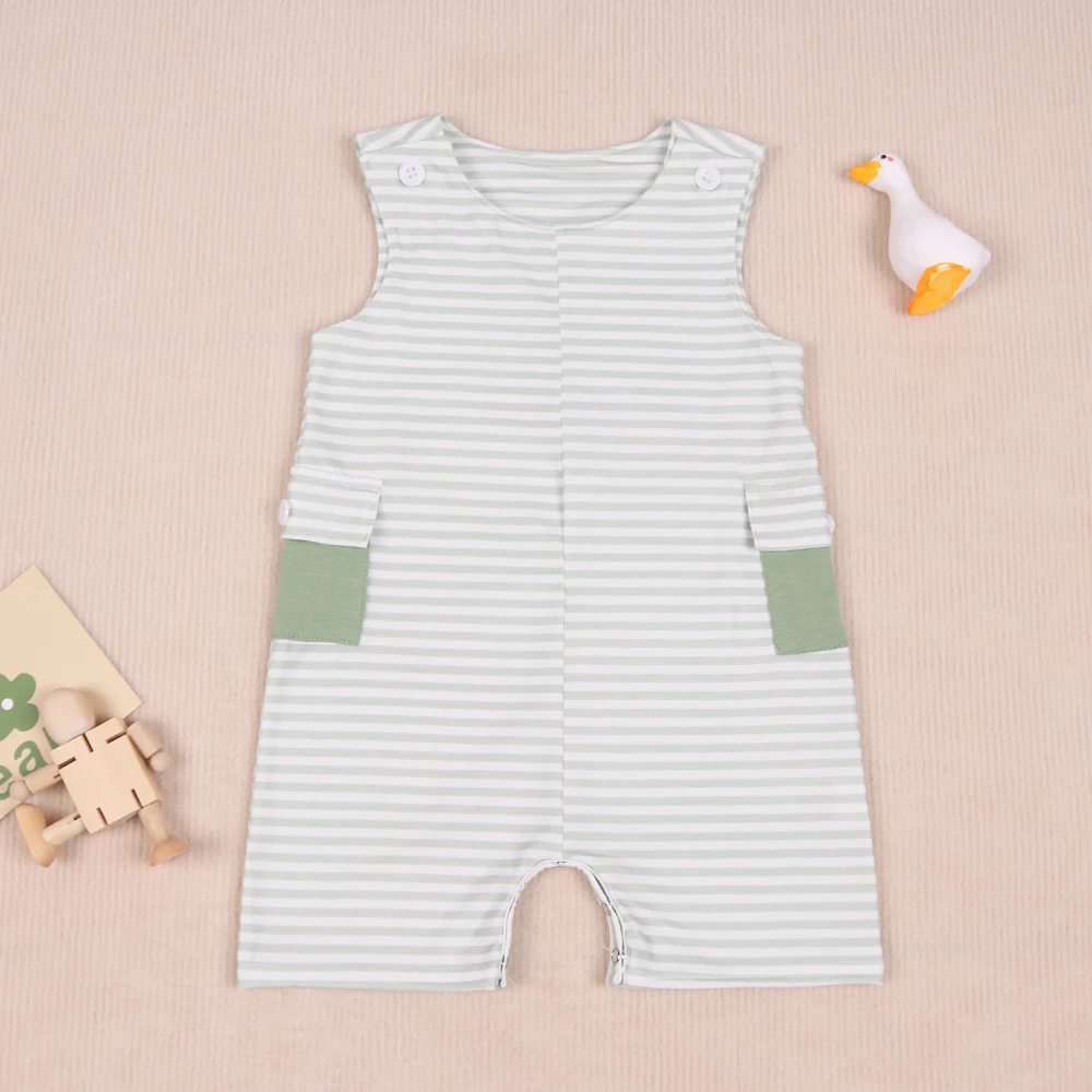 New Born Babi Summer 0-3T Jumpsuit Baby Boy Clothes Green Stripes Bubble Infant Romper Sleeve Shorts Bodysuit Bebe Mint Outfit 
New Born Babi Summer 0-3T Jumpsuit Baby Boy Clothes Green Stripes Bubble Infant Romper Sleeve Shorts Bodysuit Bebe Mint Outfit