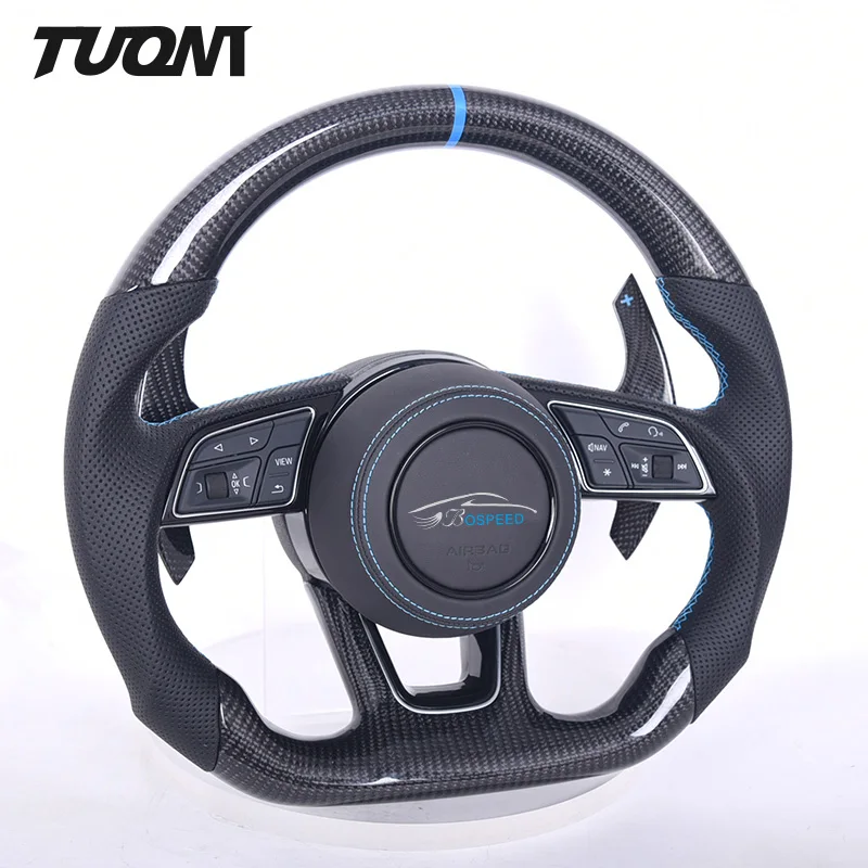 Fit For Audi A3 8Y A4 B8 A6 C6 A7 Q3 Q5 S3 8V S4 Rs3 Rs7 TT 8J MK2 R8 SQ5 Sports Forged Carbon Fiber Led Cars Steering Wheel
Fit For Audi A3 8Y A4 B8 A6 C6 A7 Q3 Q5 S3 8V S4 Rs3 Rs7 TT 8J MK2 R8 SQ5 Sports Forged Carbon Fiber Led Cars Steering Wheel