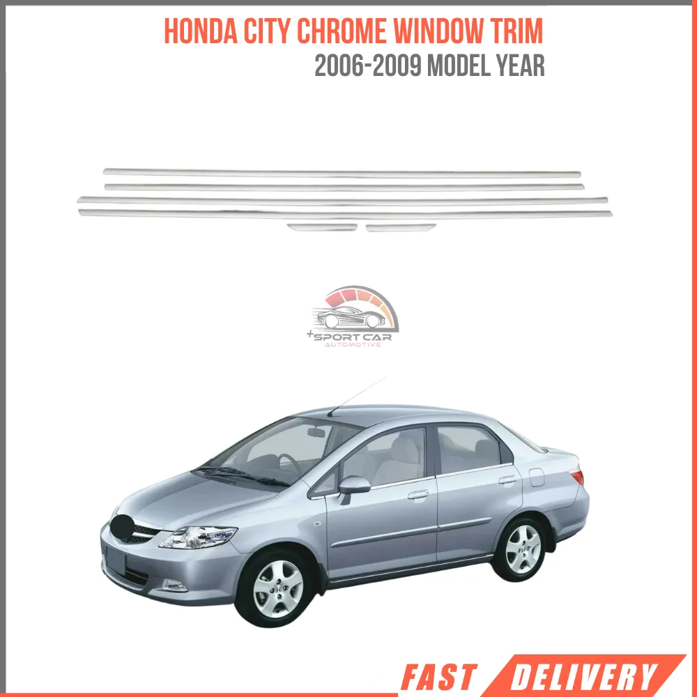 For Honda City Chrome Window Streamer Between 2006-2009 6 Pcs. Stainless Steel car accessories-Free Shipping
For Honda City Chrome Window Streamer Between 2006-2009 6 Pcs. Stainless Steel car accessories-Free Shipping