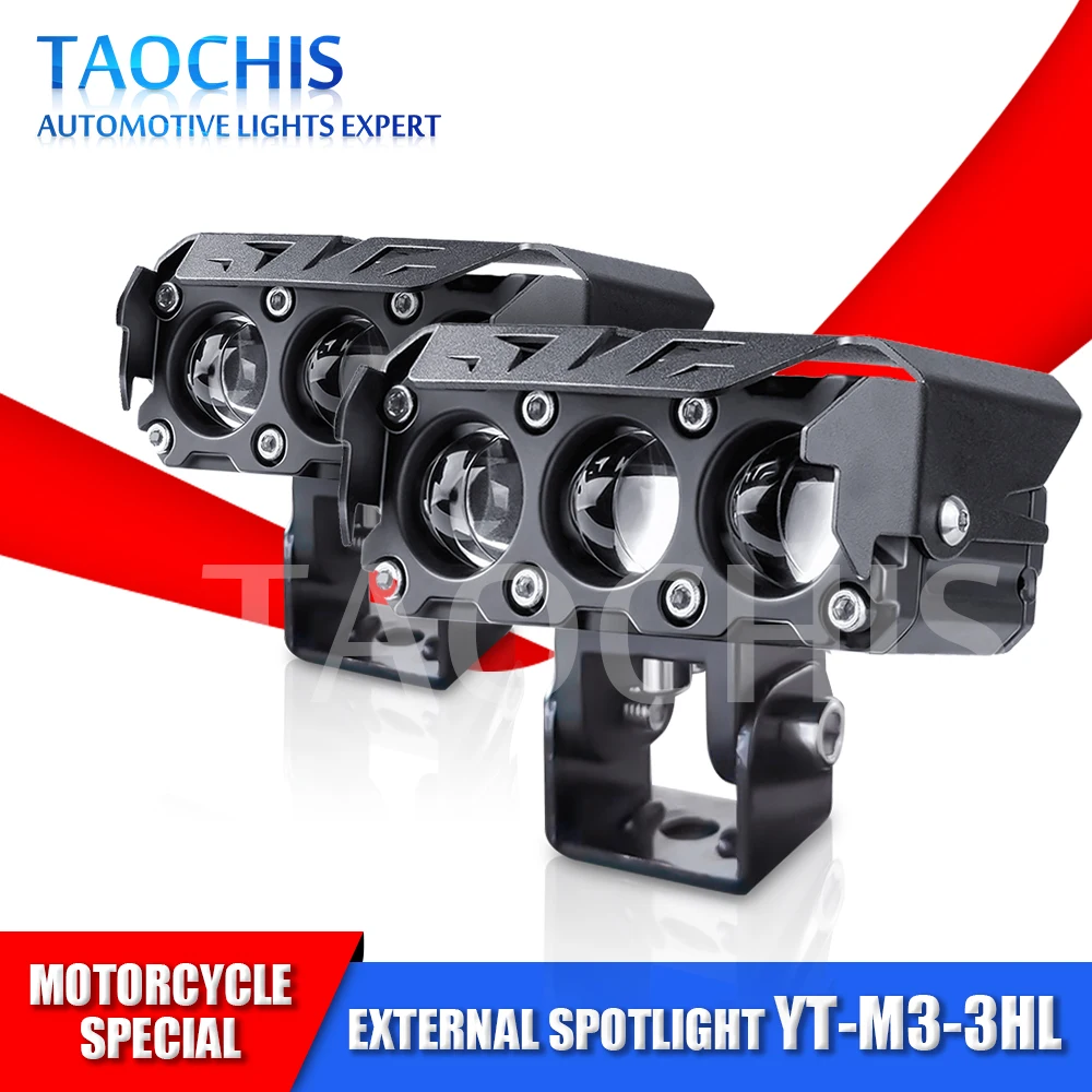 

TAOCHIS 3HL 3000k 6000k Auto MINI Dual Color fog lamp LED Projector Lens Upgrade Carlight Motorcycle Headlights Biled Hi/Lo Beam