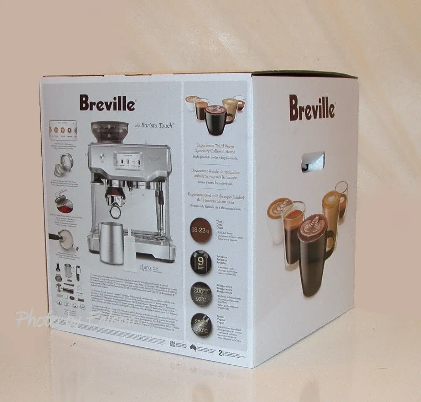 BRAND NEW 142BEST BES880BSS Barista Touch Espresso Maker Stainless Steel.
BRAND NEW 142BEST BES880BSS Barista Touch Espresso Maker Stainless Steel.