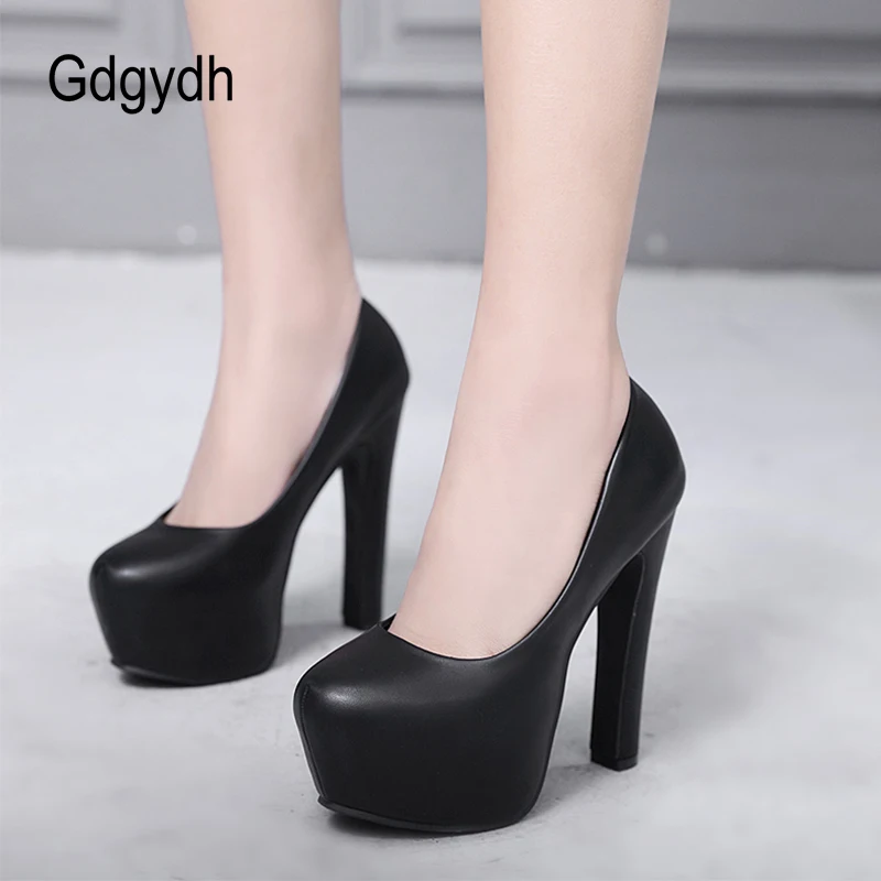 Gdgydh Womens Platform High Heels Shoes Slip On Stilettos Heel Leather PU Round Toe Black and White Classic Party Footwear
Gdgydh Womens Platform High Heels Shoes Slip On Stilettos Heel Leather PU Round Toe Black and White Classic Party Footwear