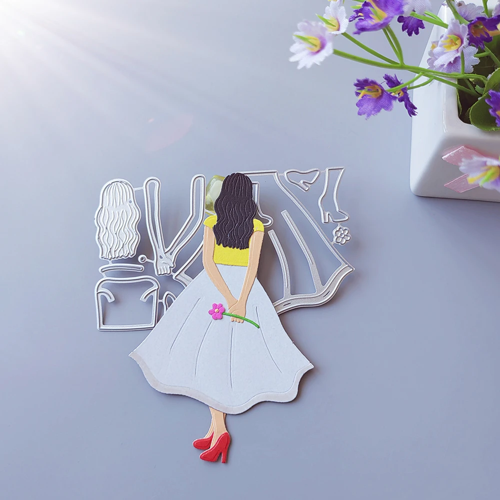 beautiful girl, girl background die-cutting dies scrapbook decoration embossed photo album decoration card making DIY crafts 
beautiful girl, girl background die-cutting dies scrapbook decoration embossed photo album decoration card making DIY crafts