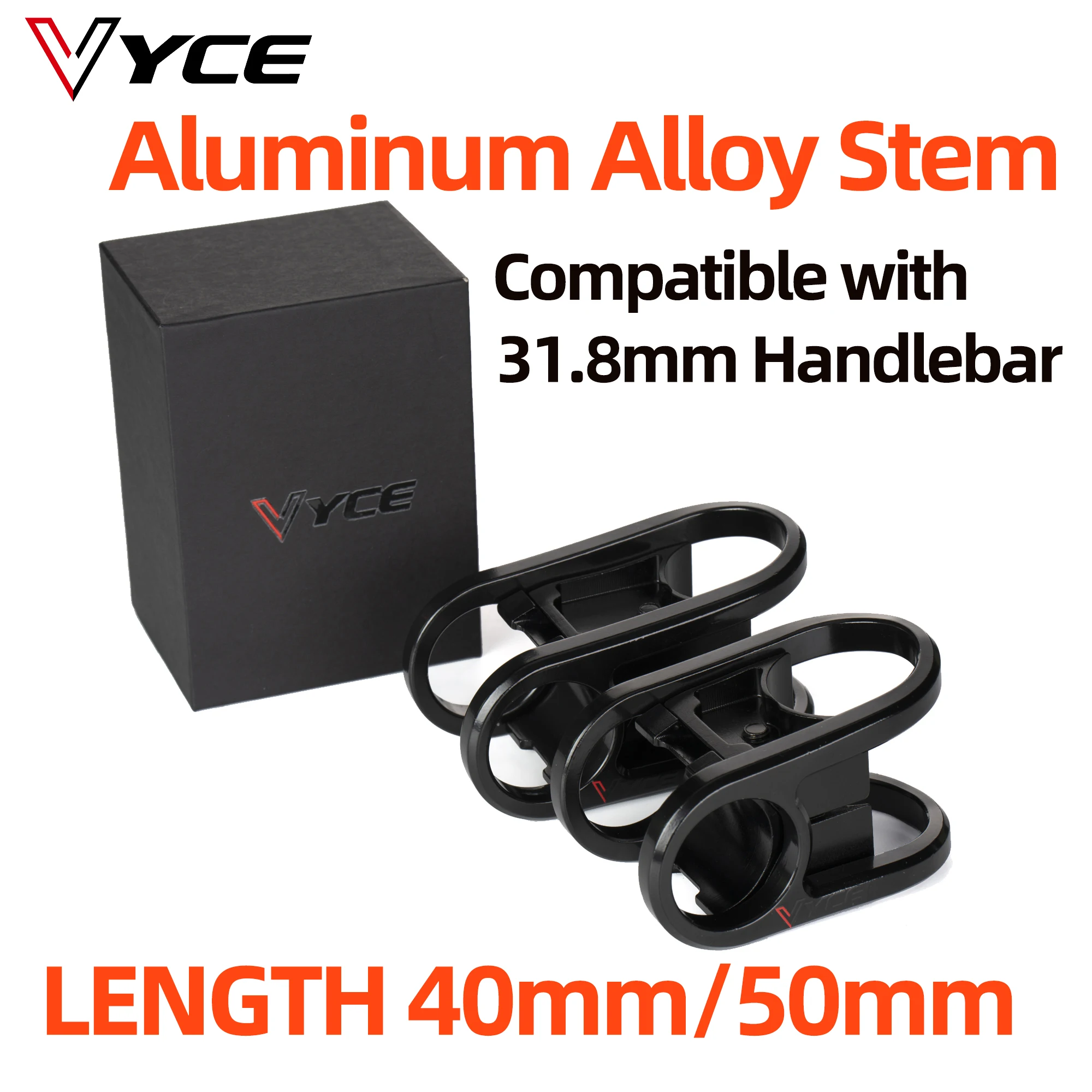 40 50mm VYCE Aluminum Alloy Bike Handlebar Stem 31.8mm Ultralight MTB Stem Cycling Stem for Mountain Bike Road Bike BMX
40 50mm VYCE Aluminum Alloy Bike Handlebar Stem 31.8mm Ultralight MTB Stem Cycling Stem for Mountain Bike Road Bike BMX