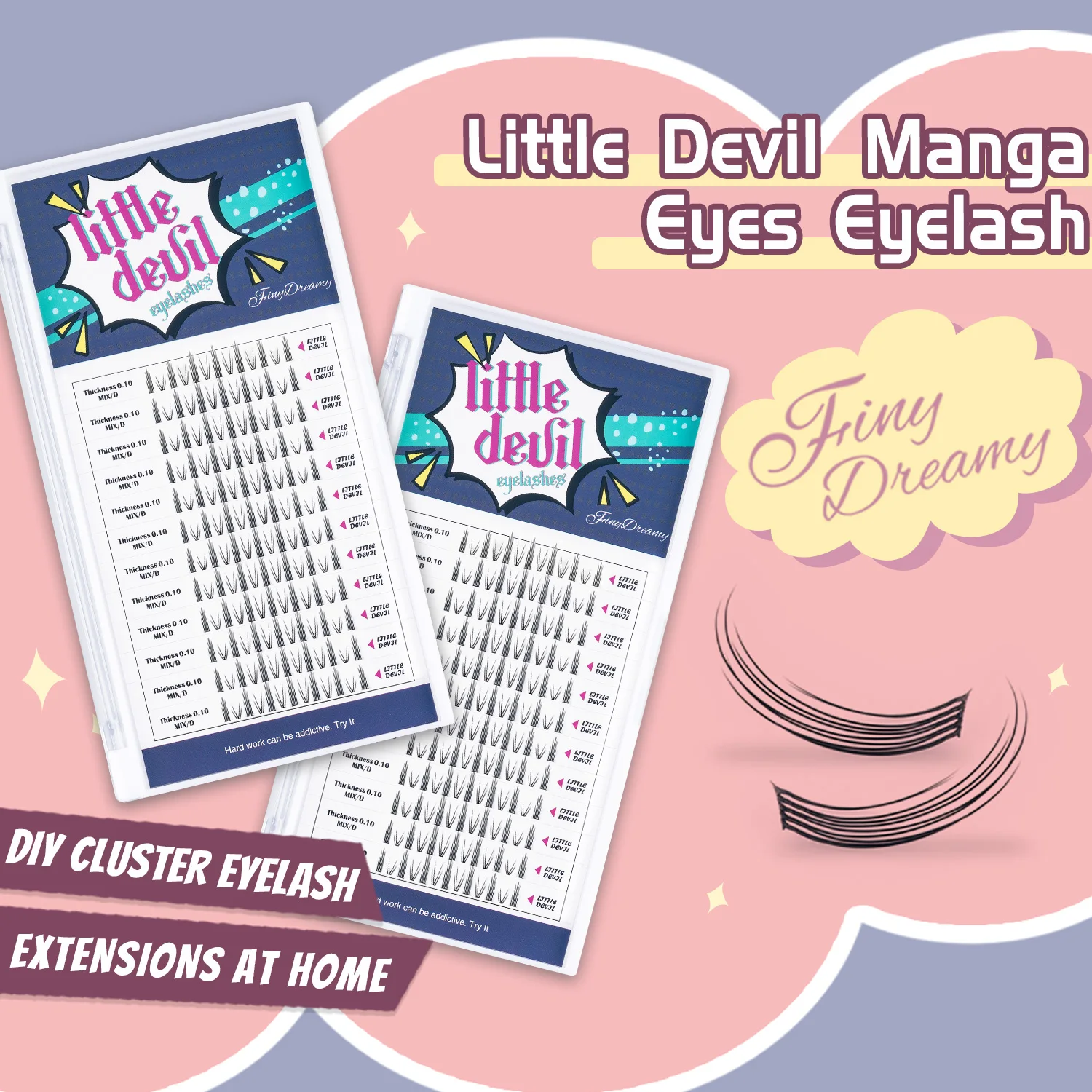Ресницы FinyDreamy DIY Cluster Little Devil манга глаз сегментированные ресницы 3D норковые полоски прозрачные ленты мягсветильник ресницы для наращивания
Ресницы FinyDreamy DIY Cluster Little Devil манга глаз сегментированные ресницы 3D норковые полоски прозрачные ленты мягсветильник ресницы для наращивания
