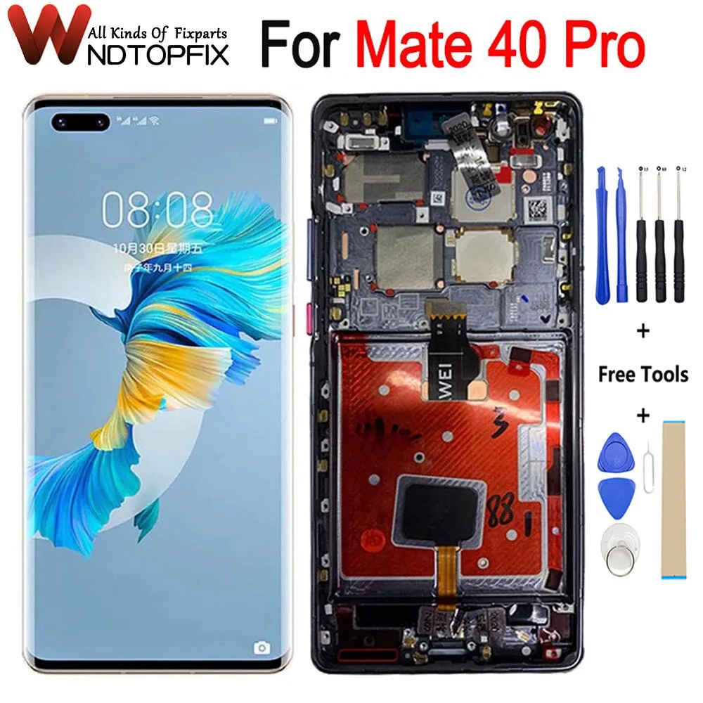 

High Quality For Huawei Mate 40 Pro LCD Display With Touch Screen Digitizer Assembly Replac For Mate 40 Pro Screen Mate40Pro LCD