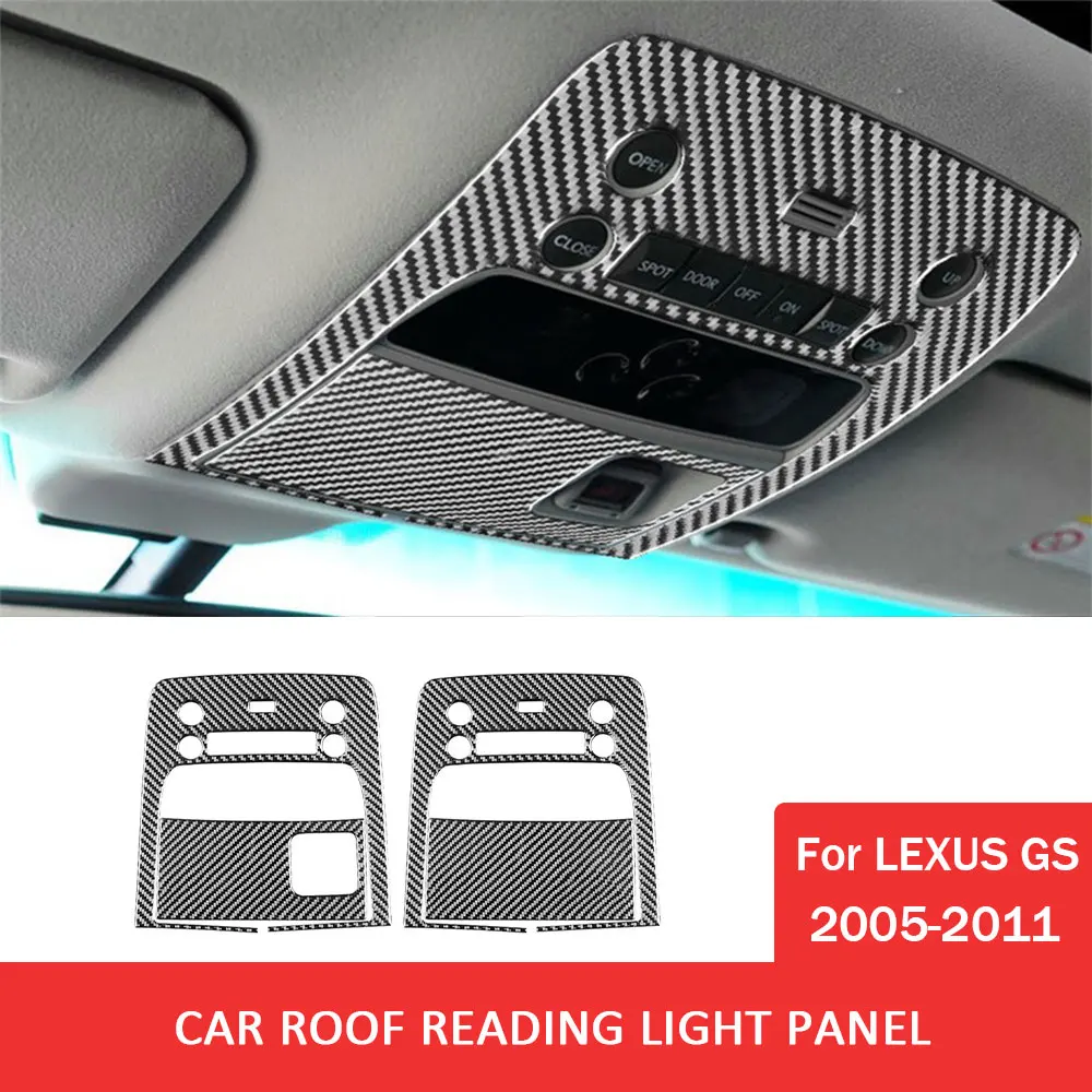 Car Roof Reading Light Lamp Panel Trim Sticker Carbon Fiber Decal for Lexus GS 2005-2011 Automotive Interior Accessories
Car Roof Reading Light Lamp Panel Trim Sticker Carbon Fiber Decal for Lexus GS 2005-2011 Automotive Interior Accessories