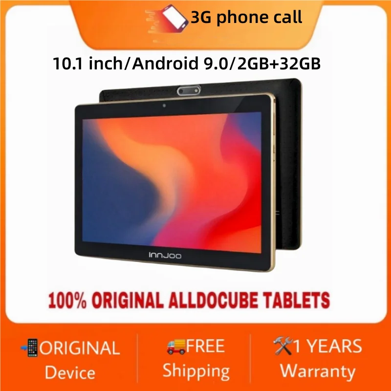 

Hot Innjoo 10.1 INCH 3G Phone Call Android 9.0 2GB Ram 16GB/32GB Rom SC7731 Quad Core Dual Camera WIFI 1280*800 IPS 1 Sim Cards