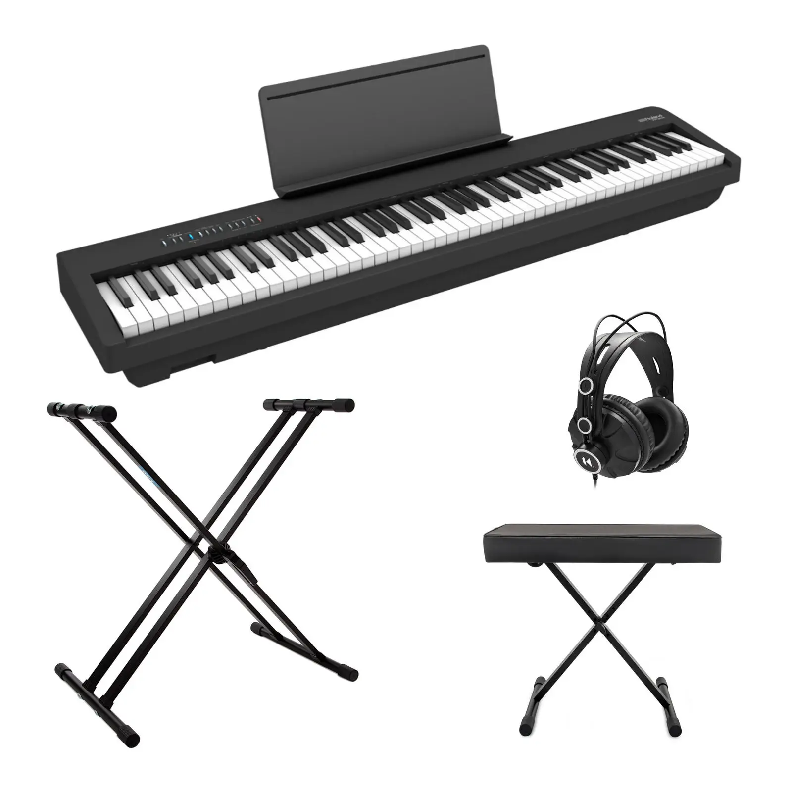 Распродажа, компактное портативное цифровое пианино Roland FP 30X (черное) с аксессуарами
Распродажа, компактное портативное цифровое пианино Roland FP 30X (черное) с аксессуарами