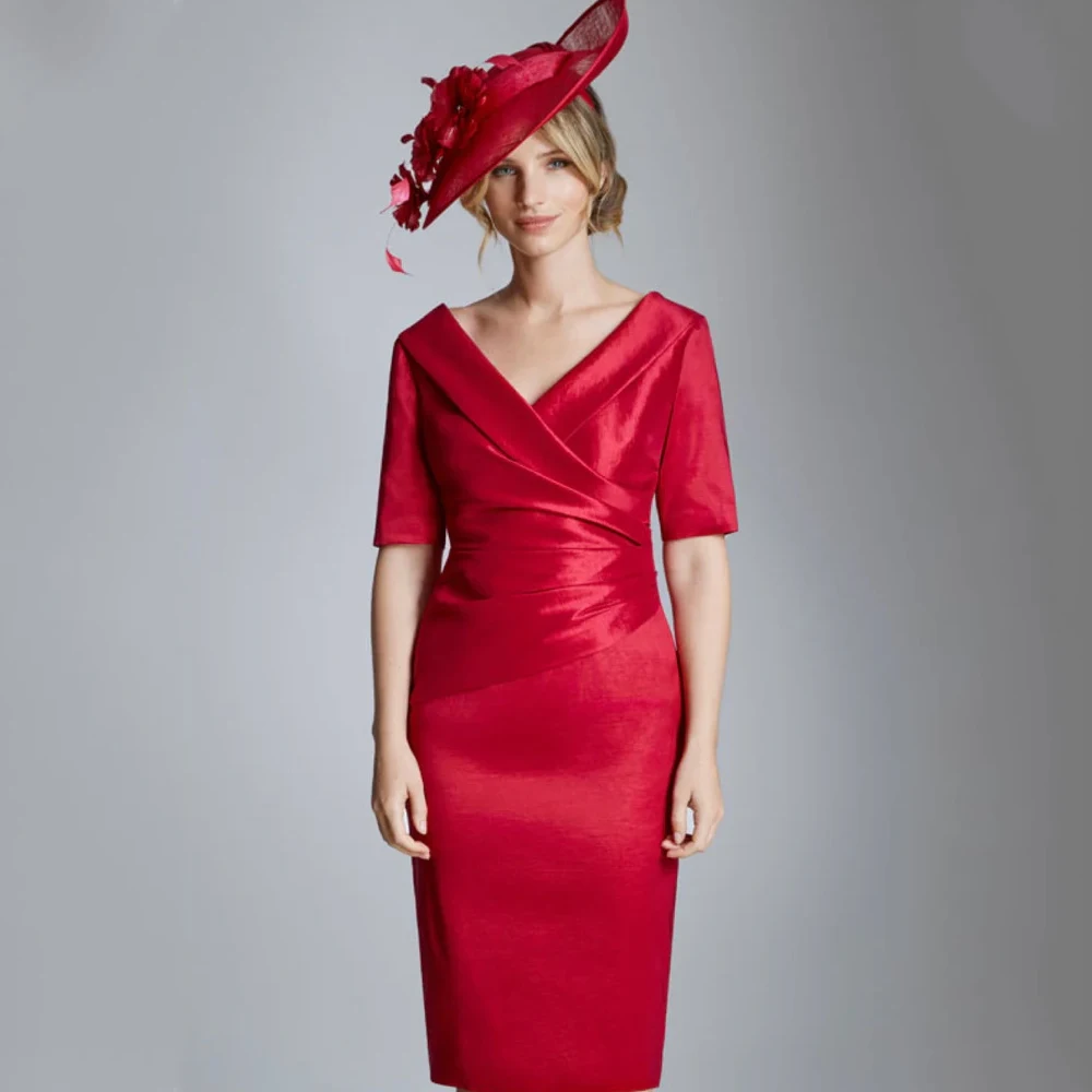 Laxsesu Mother Of The Groom Dresses Half Sleeves Sexy V-neck Elegant Mermaid Pretty Women Red New Formal Occasion Dress
Laxsesu Mother Of The Groom Dresses Half Sleeves Sexy V-neck Elegant Mermaid Pretty Women Red New Formal Occasion Dress