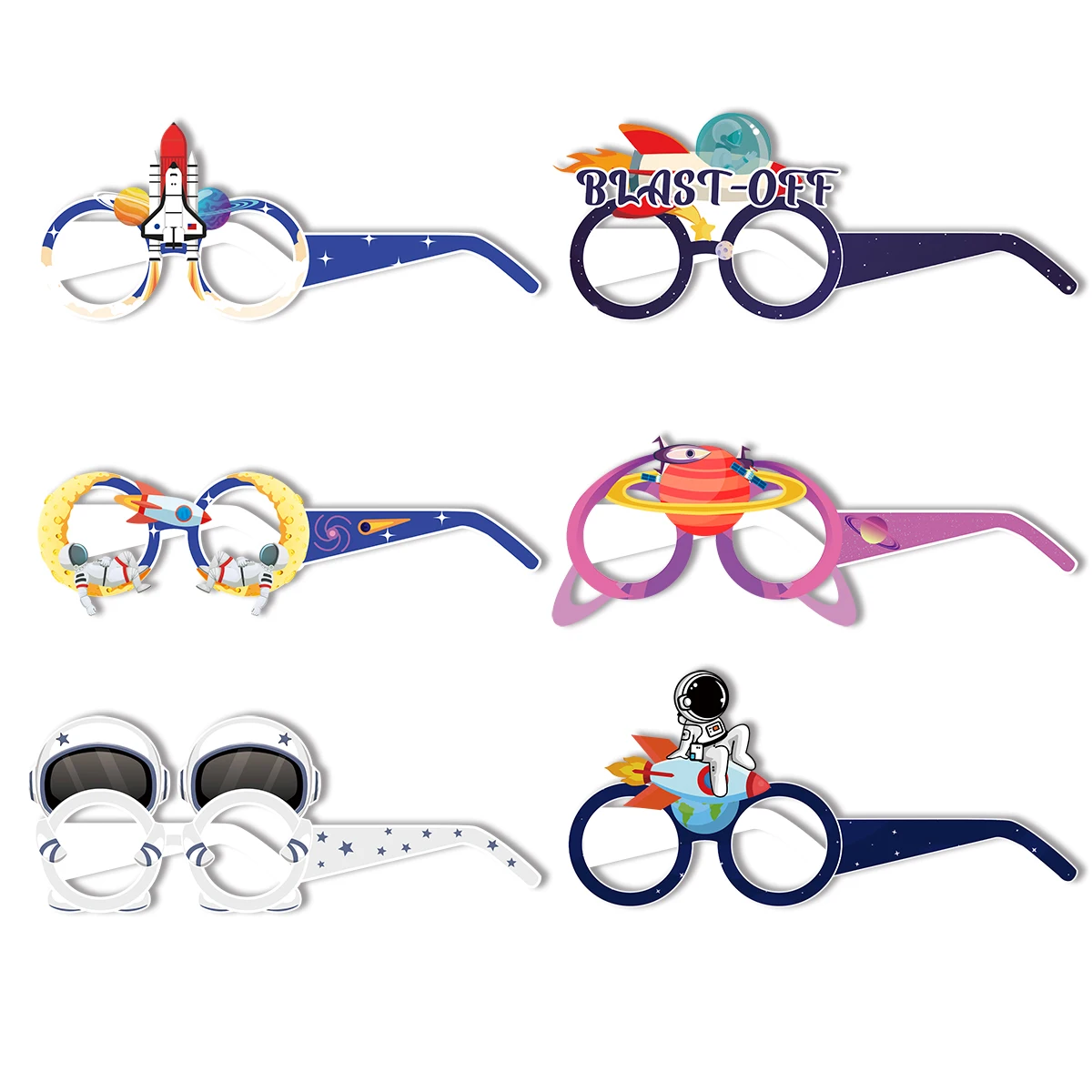 6pcs Outer Space Astronaut Rocket Theme Party Paper Glasses Kids Boys Happy Universe Planet Birthday Party Decoration Supplies
6pcs Outer Space Astronaut Rocket Theme Party Paper Glasses Kids Boys Happy Universe Planet Birthday Party Decoration Supplies
