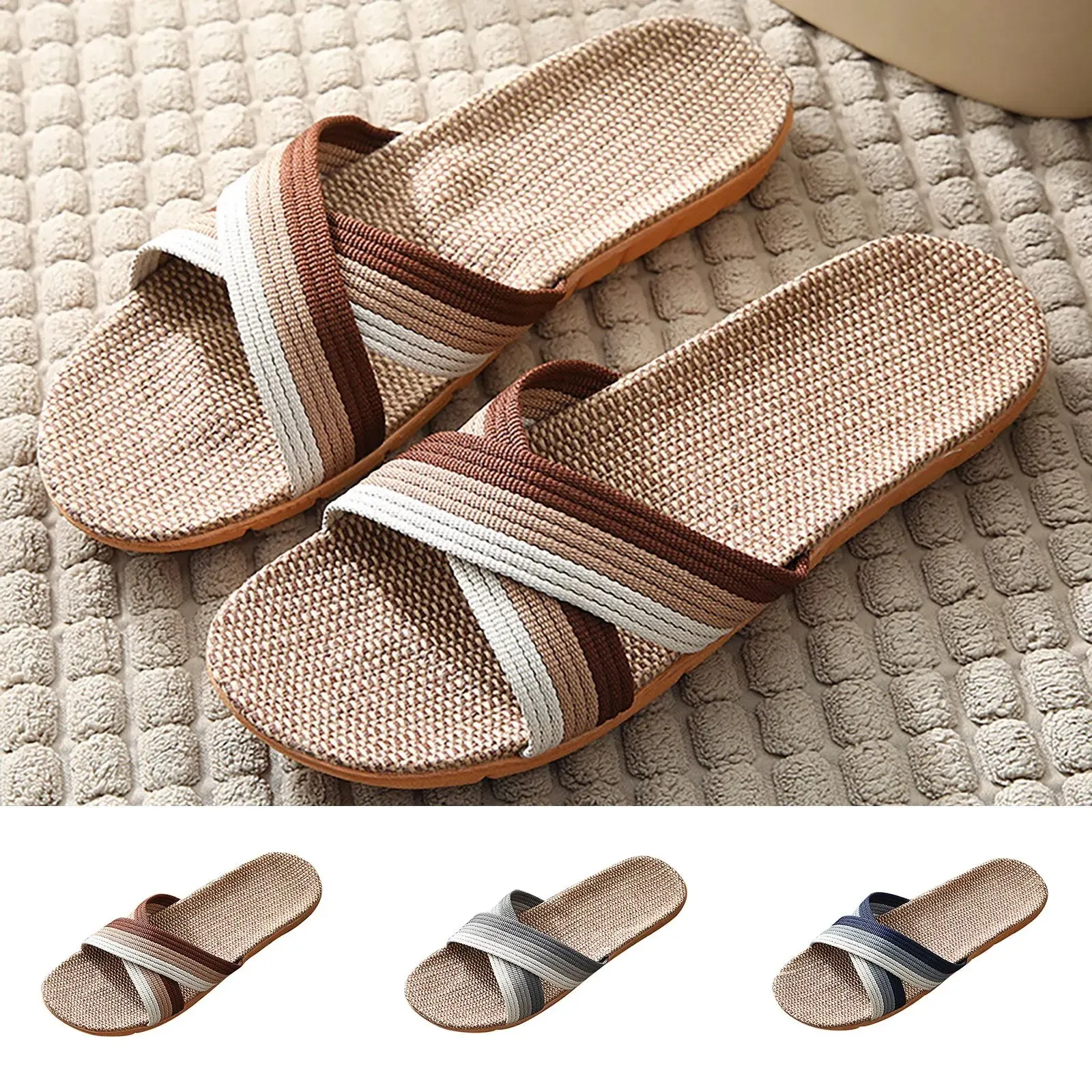 2024 New Men Flax Slippers Linen Slip On Slippers Indoor Home Anti-slip Slippers Fashion Beach Sandals Slide Pantoufle Homme
2024 New Men Flax Slippers Linen Slip On Slippers Indoor Home Anti-slip Slippers Fashion Beach Sandals Slide Pantoufle Homme