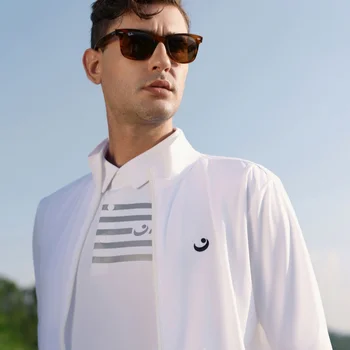 남성용 Mipa 앰버 재킷, 하이 퀄리티 클래식 레터 프린트 실크핏 골프 코트, 가을 용수철 남성 골프 재킷 상의