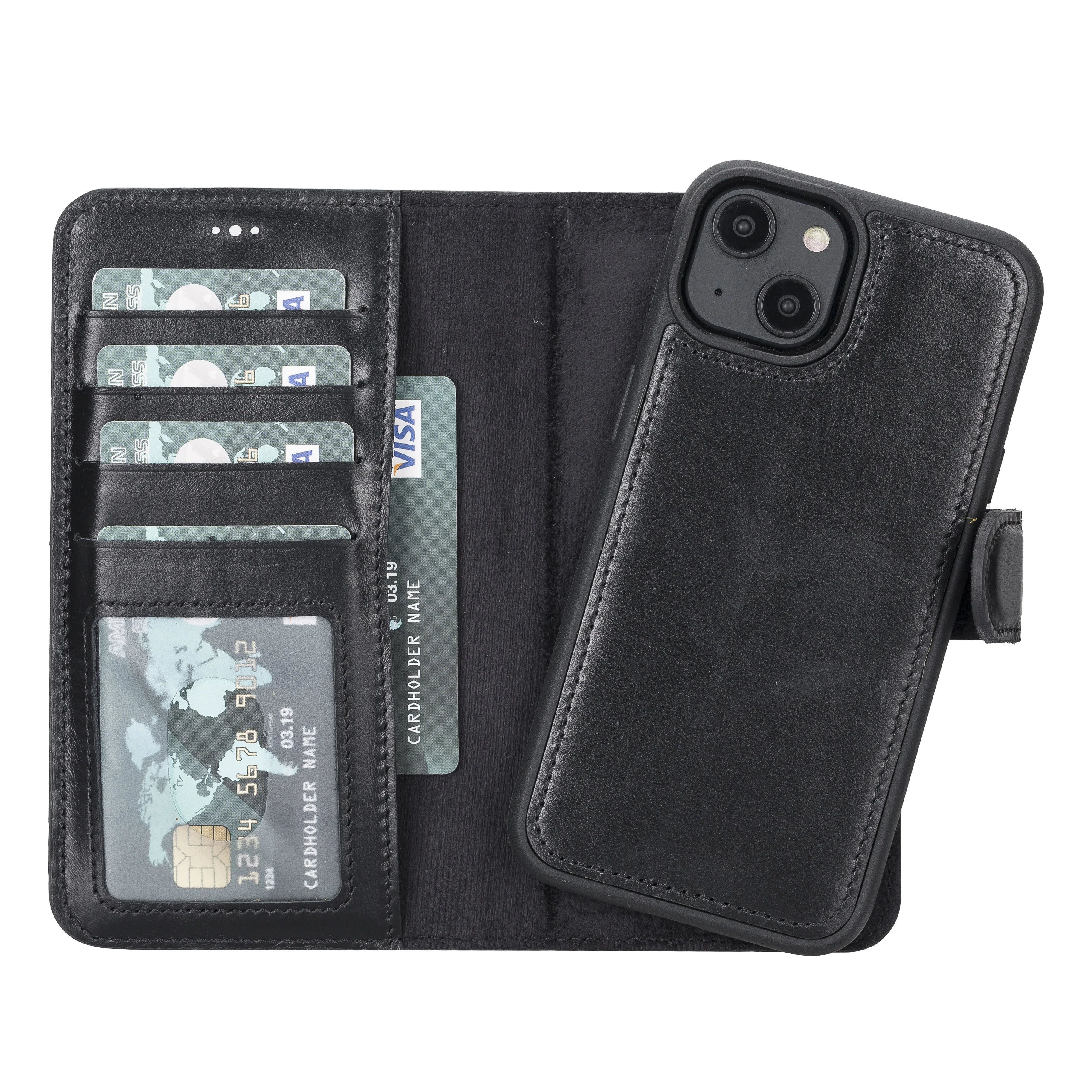 BOULETTA MW Genuine Leather Handmade Wallet Phone Case for iPhone 14 6.1" with RFID Protection
BOULETTA MW Genuine Leather Handmade Wallet Phone Case for iPhone 14 6.1" with RFID Protection