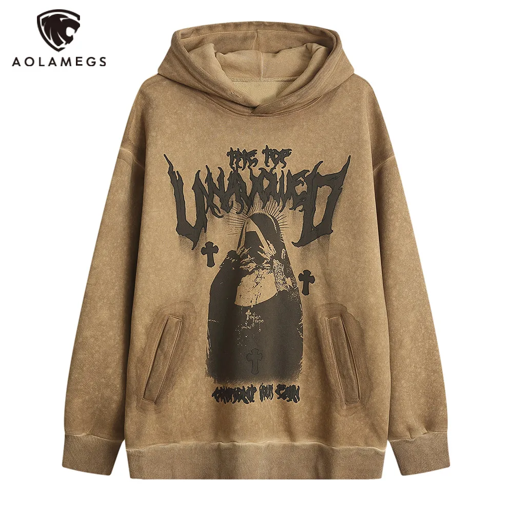 Men's Fleece Hoodie Vintage Letter Graffiti Hooded Pullover Washed Hip Hop Sweatshirt Casual Harajuku Autumn Streetwear Outwear
Men's Fleece Hoodie Vintage Letter Graffiti Hooded Pullover Washed Hip Hop Sweatshirt Casual Harajuku Autumn Streetwear Outwear