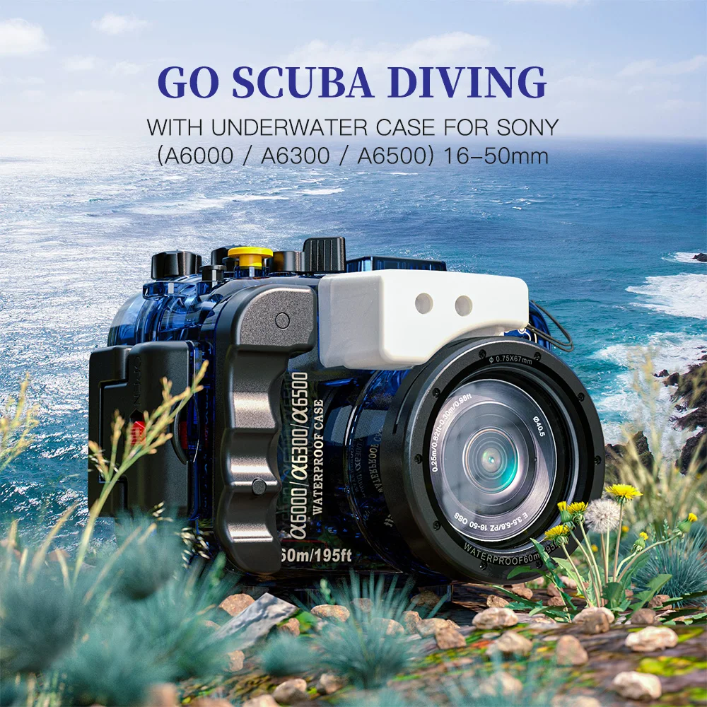 Seafrogs195FT/60M Waterproof Underwater Diving Camera Housing Install 67mm Dome Port For Sony A6500 A6300 A6000 Diving Case
Seafrogs195FT/60M Waterproof Underwater Diving Camera Housing Install 67mm Dome Port For Sony A6500 A6300 A6000 Diving Case