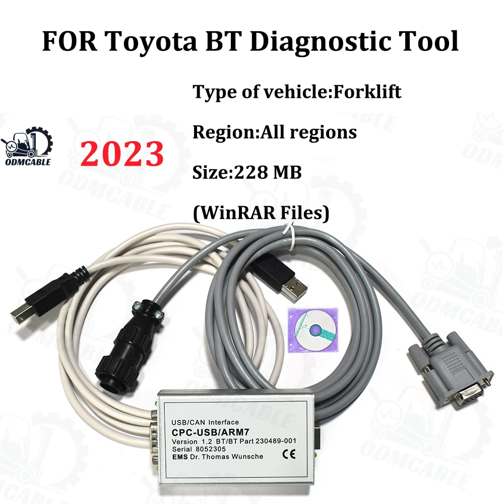 COMMUNICATION INTERFACE ARM7 FORKLIFT TRUCKCOM TOYOTABT FOR TOYOTA BT CAN SUITE SERVIE TRUCK DIAGNOSTIC TOOL
COMMUNICATION INTERFACE ARM7 FORKLIFT TRUCKCOM TOYOTABT FOR TOYOTA BT CAN SUITE SERVIE TRUCK DIAGNOSTIC TOOL