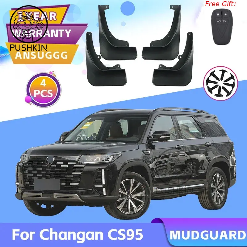 Mudguard For Changan CS95 2023 2024 CS95 Plus Mud Flaps Splash Guards MudFlap Car Accessories Front Rear Wheels Fender 4Pcs
Mudguard For Changan CS95 2023 2024 CS95 Plus Mud Flaps Splash Guards MudFlap Car Accessories Front Rear Wheels Fender 4Pcs