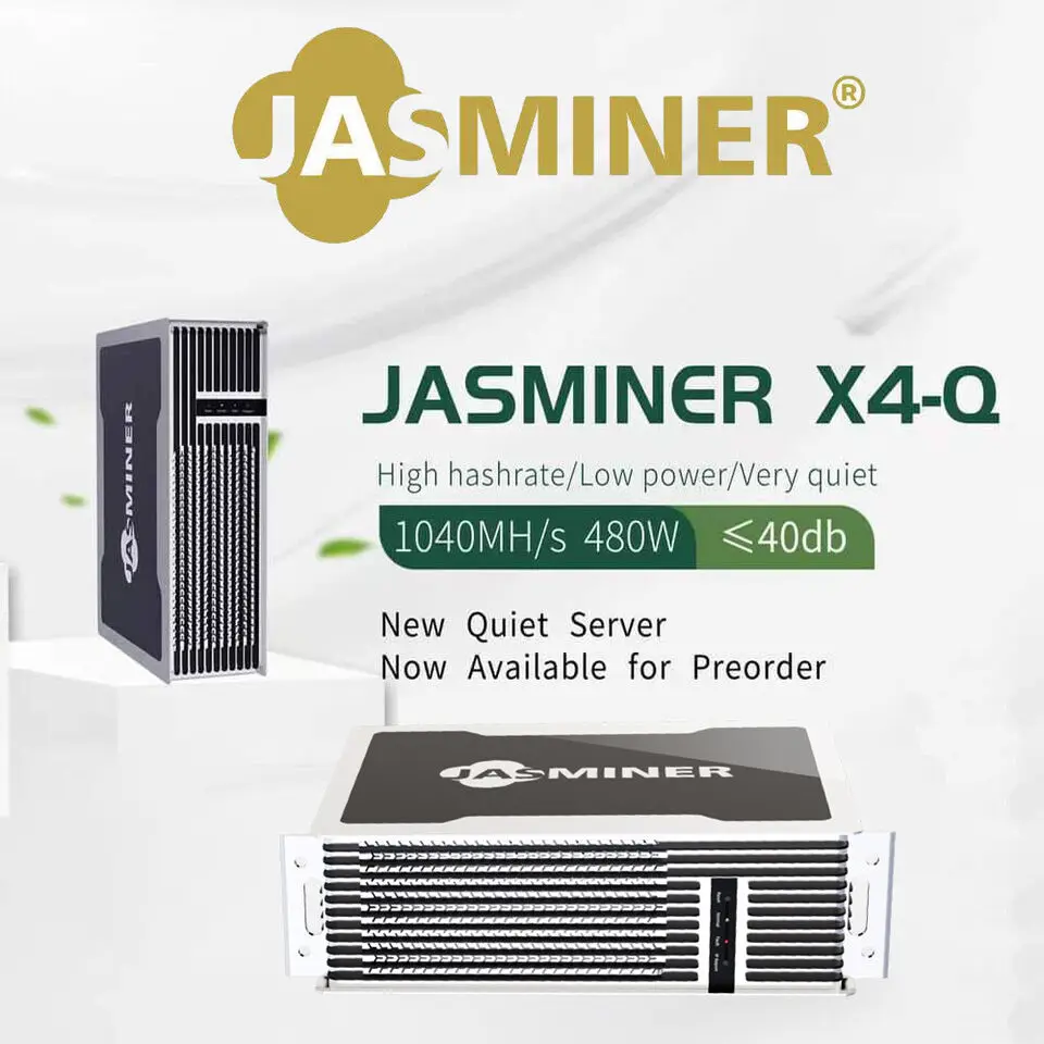 

CR BUY 2 GET 1 FREE New Release Jasminer X4-Q ETC ETHW Miner 1040MH/s 370w Ready Stock with PSU