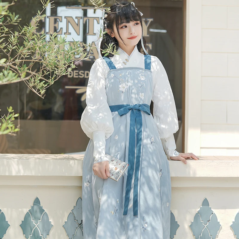 New Hanfu Clothes For Women Adult Improved Chinese Style Costumes Autumn Strap Dress Festival Catwalk Show Outfits DQL7570
New Hanfu Clothes For Women Adult Improved Chinese Style Costumes Autumn Strap Dress Festival Catwalk Show Outfits DQL7570