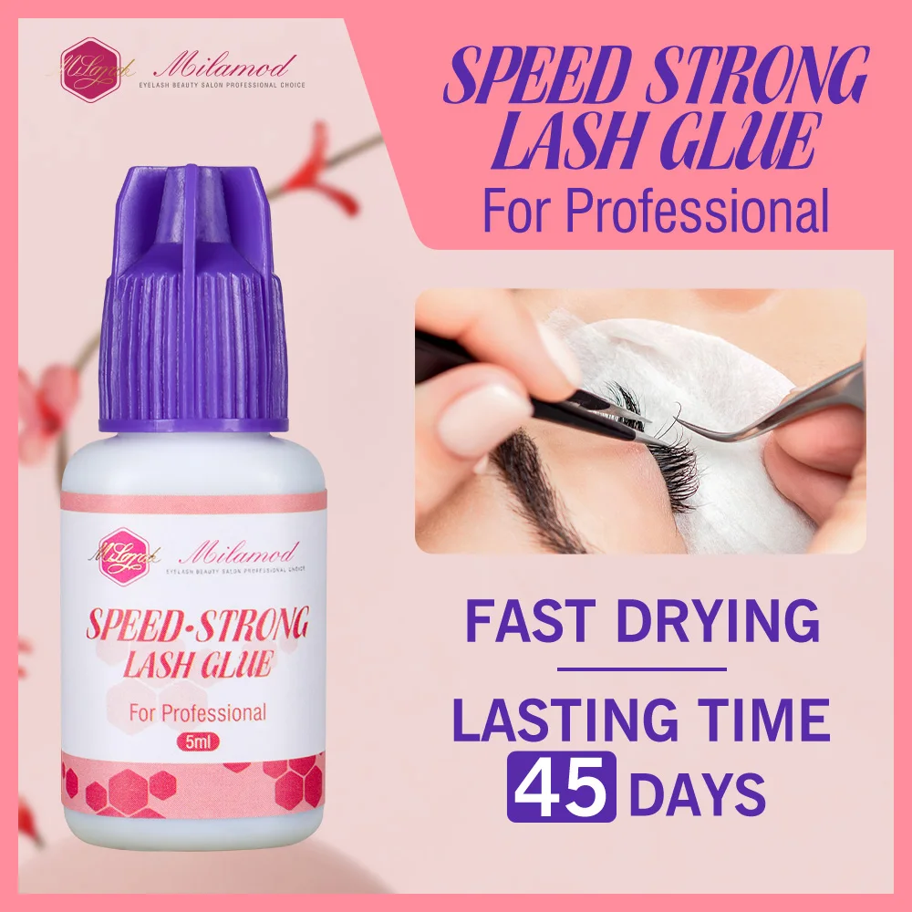 MILAMOD Individual Eyelash Glue Extension Fast Dry Long Lasting 0.5-1S Lashes Adhesive for False Eyelashes Extensions
MILAMOD Individual Eyelash Glue Extension Fast Dry Long Lasting 0.5-1S Lashes Adhesive for False Eyelashes Extensions